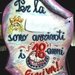 Pergamena di ceramica commemorativa per il 18° compleanno per una ragazza con elementi in rilievo