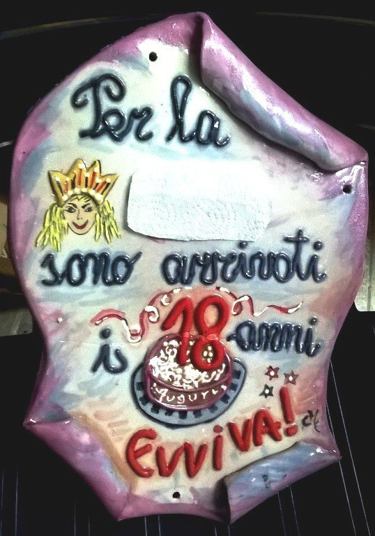 Targa Commemorativa In Ceramica Con Foto Personalizzata - Trasferimento Termico, Ovale 10.7x9.8cm, Per Ricordi O Regali - Foto 2