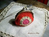 Crocheted pouch