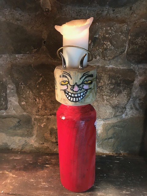 Portacandela A Forma Di Angelo Cherubino In Resina: Candelabro Per Tea Light, Decorazione Serafica Per La Casa, Regalo Di Conforto
