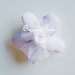 20 fiori portaconfetti per il battesimo shabby chic della piccola Giulia: bomboniere lavanda riutilizzabili come sacchetti aromatici per la biancheria!