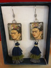 Orecchini pendenti Frida kahlo