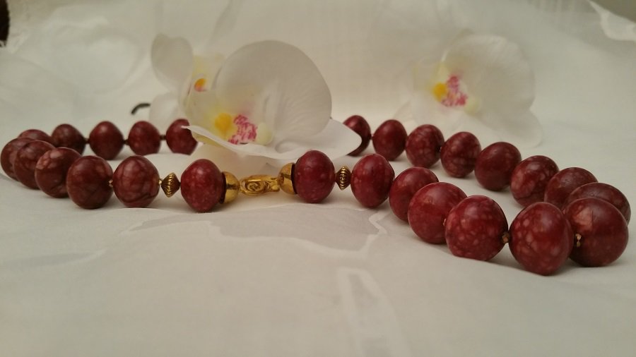Ciondolo Giada Naturale A Ciambella | Collana Talismano Donna | Gioielli In Diaspro - Foto 5
