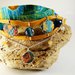 Braccialetto multi-strato cuoio agata tessuto Pavone - braccialetto cuoio - braccialetto perle naturali - bracciale pavone - gioielli boho