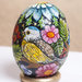 SASSO UOVO PASQUA - sasso dipinto a forma di uovo - uovo pasquale - uovo decorato
