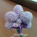 Orchidea - Fiori all'uncinetto - Regalo unico ed originale 
