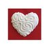 Gessetto Cuore in gesso ceramico per bomboniere