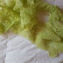 Pizzo vintage verde chiaro alto 4,5 cm 3 metri ,materiali cucito,bordura in pizzo