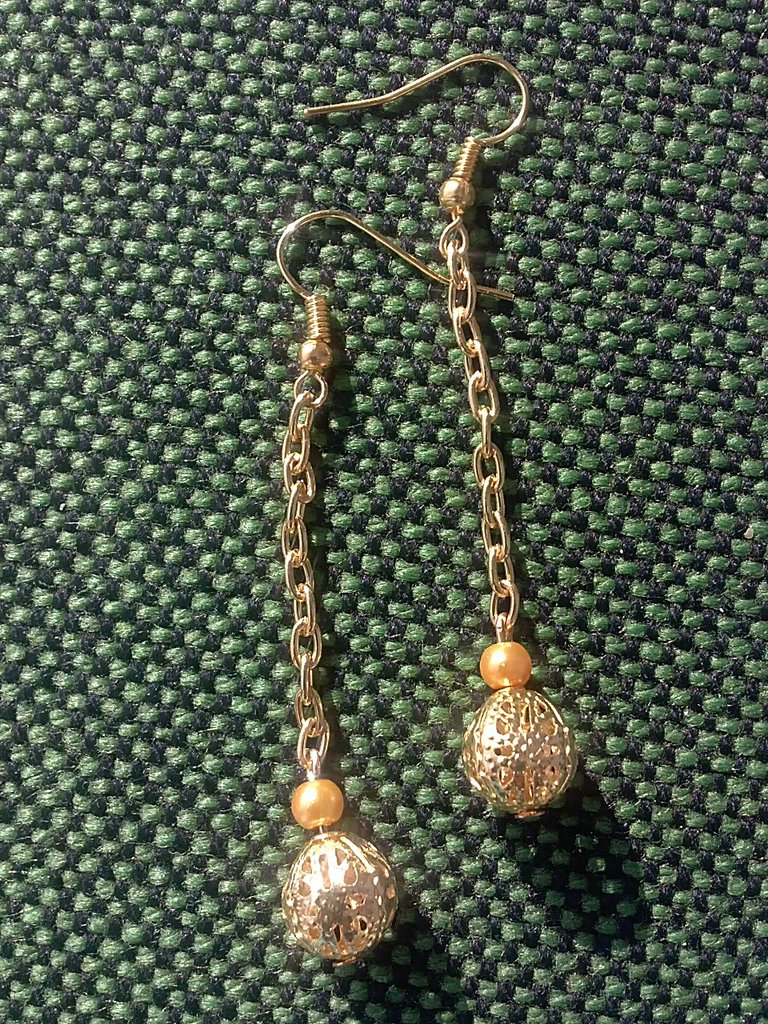 Orecchini Lunghi Handmade Con Perle Di Giada Rosa E Gancio Argento 925