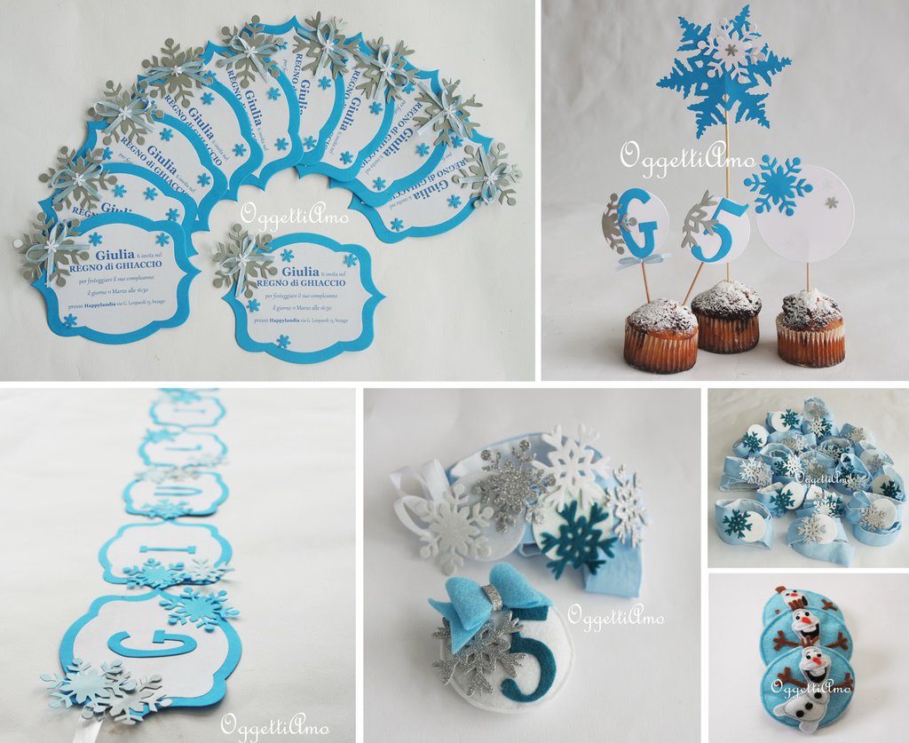 Festa a tema Frozen per due sorelline: gadget, decorazioni, travestimenti e  accessori per il compleanno di Elsa e Anna!!!