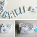 Gabriele: una ghirlanda di lettere di stoffa imbottite per decorare la sua cameretta