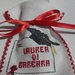 Bomboniera Laurea, Sacchetti porta confetti ricamati per laurea