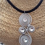 Collana farfalla in lega di cuoio alla moda e semplice per gioielli da donna Ali