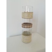 VASO DI VETRO IN SPAGO VASO DI VETRO IN SPAGO