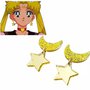 Orecchini stella e luna SAILOR MOON manga cartone animato 