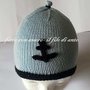 Cappello bambino in stile marina con ancora