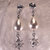 Orecchini da Sposa con perla a goccia e Cubic Zirconia (OR03)