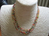 Collana Perline multicolor 