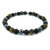 Bracciale pietre dure naturali ematite onice satinata opaca occhio tigre pietra braccialetto elastico bracelet man semiprecious stone woman