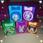 Scatoline portaconfetti segnaposto Minnie topolino Paperina Pluto cartoni animati colorate fiocco nascita comunione battesimo compleanno