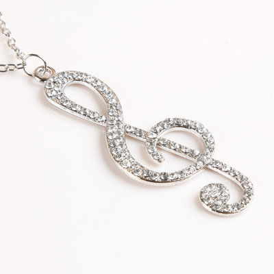 Ciondolo Chiave Di Violino In Argento 925 MATERIA – Gioiello Per Musicisti In Elegante Scatola