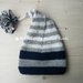 Completo neonato cardigan/cappello/stivaletti - pura lana - fatto a mano