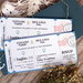 Partecipazione di nozze - Boarding Pass - Azzurro