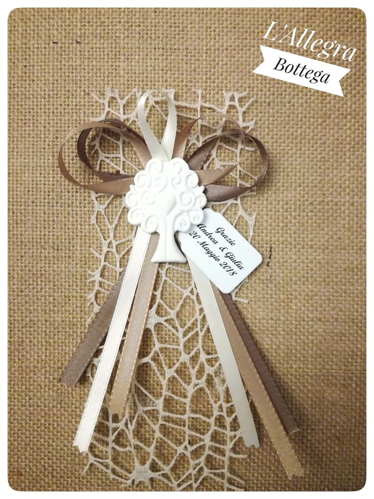 EinsSein 10 Segnaposto Farfalla Fiore Bianco Perla Con Albero Della Vita – Laser Cut Per Matrimoni, Battesimi, Comunioni E Decorazioni Tavolo - 5