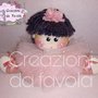 Bambola ballerina con tulle rosa chiaro 