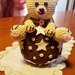 Cuscinetto biscottino pan di stelle abbracciato da un tenero orsetto 