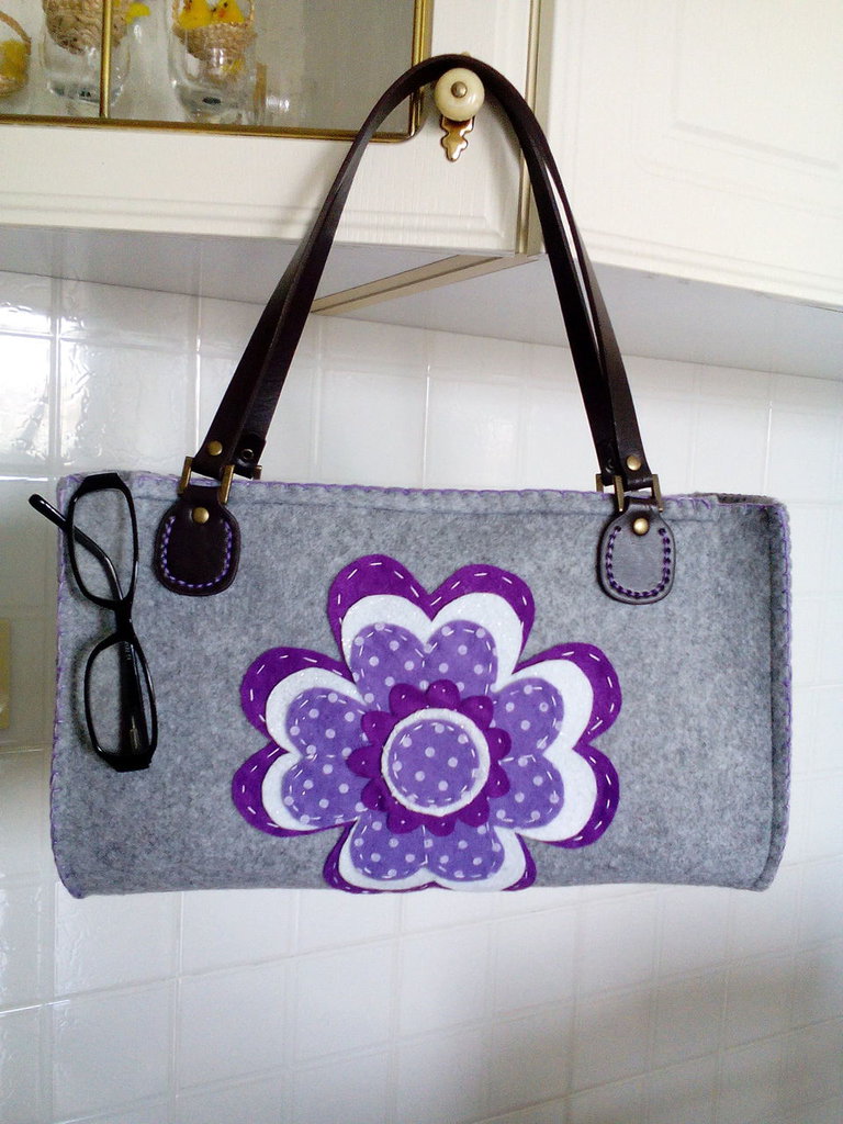 Borsa Frigo Rigida Borsa Per La Spesa In Feltro, 2 Pezzi, Borsa Per La Spesa, Pieghevole, Grande, Con Manico Stabile Con Chiusura, Cestino Per La Spesa Con Tasca Interna, In Feltro Per - 4