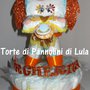 Torta di pannolini grande Pampers Leone cucciolo animale Idea regalo utile originale per nascita battesimo o compleanno