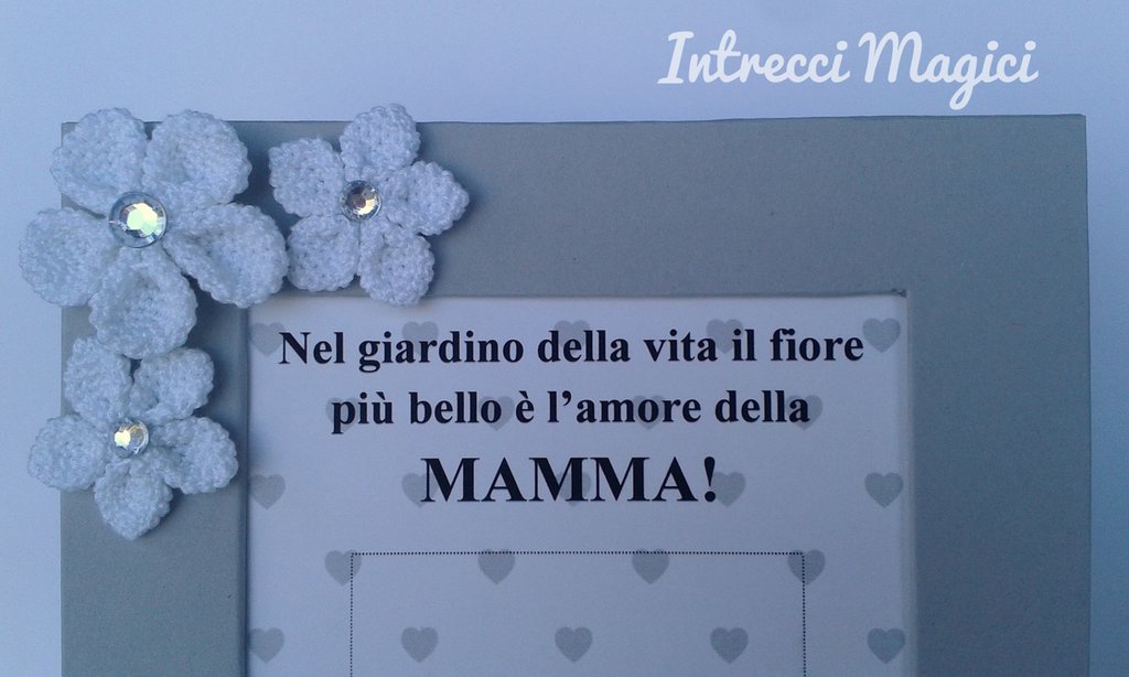 Cornice per la festa della mamma, idea regalo, portafoto - Feste