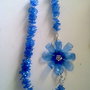 collana blu pet