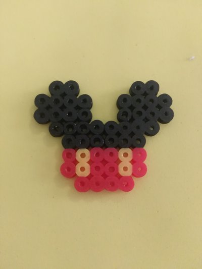 Schema perline da stirare pyssla con Disney Minnie idea