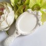 15 pezzi Bomboniera specchio in gesso ceramico