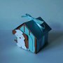 Scatolina scatola scatoline cuccia cane dog box confetti segnaposto cagnolino