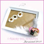 Bomboniera " Just married cuore rosa  " portaconfetti portafoto cornice matrimonio kawaii idea regalo sposi personalizzabile 