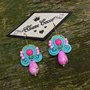 Orecchini soutache e perline 