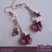 Violet Hearts Earrings