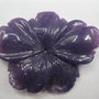 Hibiscus in Resina Made in Italy Viola medio