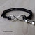 Bracciale simbolo infinito e manubrio pesi body building