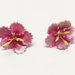 Orecchini a perno, orecchini ibischi rosa, orecchini fiori, orecchini romantici, orecchini rosa, orecchini estivi, orecchini floreali
