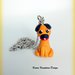 Collana in fimo cane carlino, miniatura cane, idee regalo compleanno, regalo amanti dei cani, gioielli cane, accessori carlino