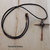 Collana  medievale croce wire in rame e pietra giada