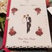 Libretto Messa personalizzato con decoro sposi e rose rosse