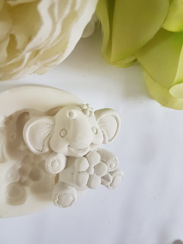 Stampo in silicone elefantino nascita