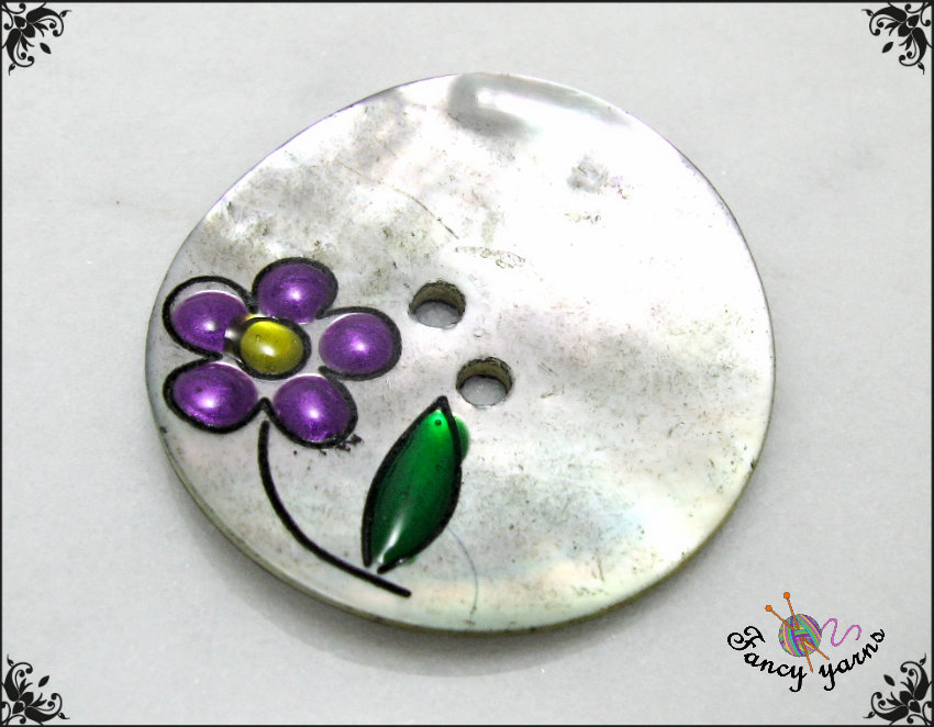 Bottoncini A Fiore Multicolor 12 Mm - 10 Pezzi Per Cucito Creativo E Fai Da Te