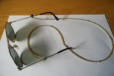 Catena occhiali gialla Catena occhiali gialla