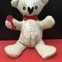 Orsetto realizzato interamente a mano. Peluche personalizzabile